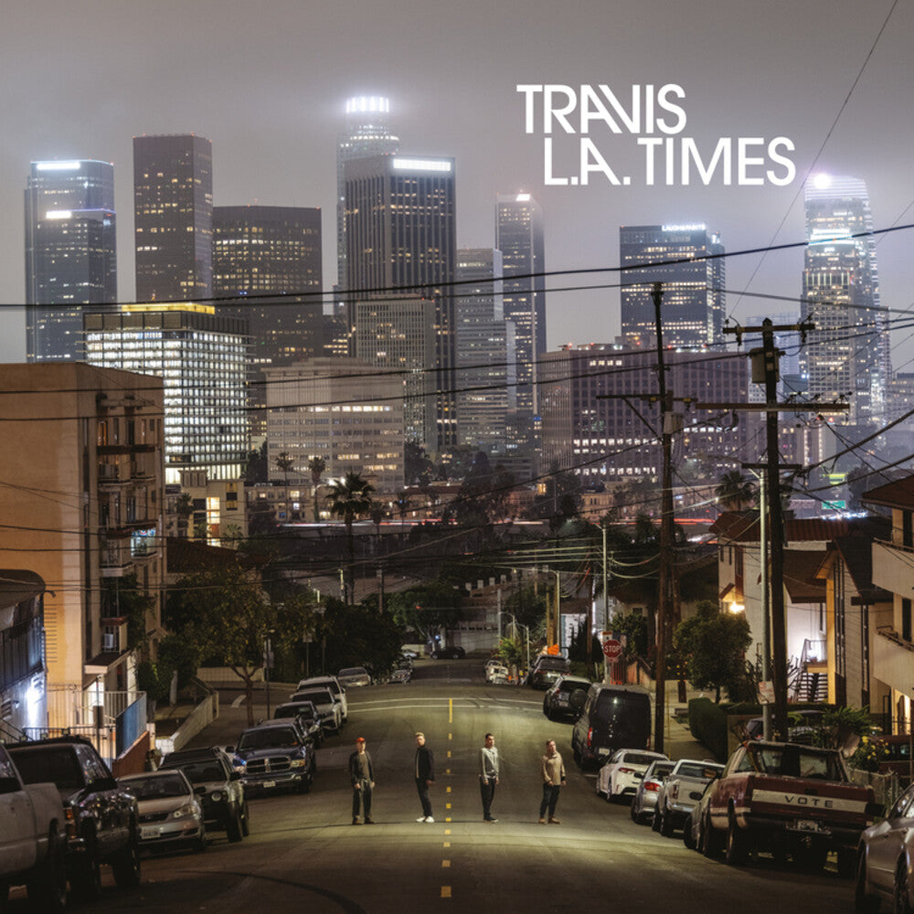the album cover for Travis - L.A. Times [Limited Edition Green Marble LP]