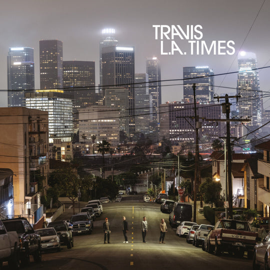 the album cover for Travis - L.A. Times [Limited Edition Green Marble LP]