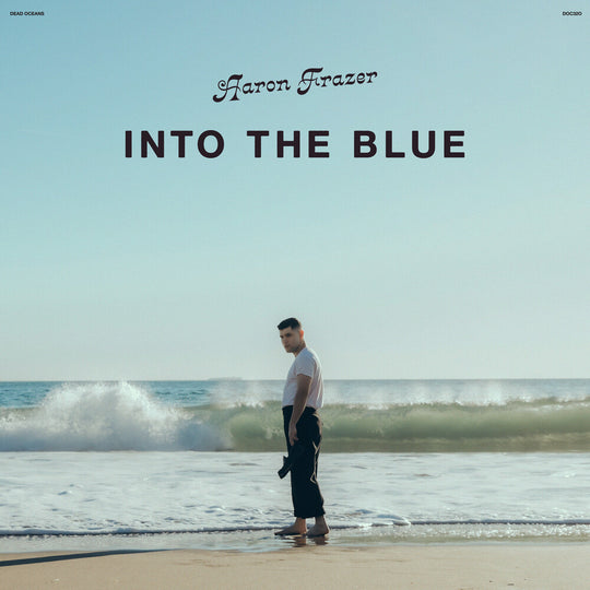 the album cover for Aaron Frazer - Into The Blue [Clear Vinyl]