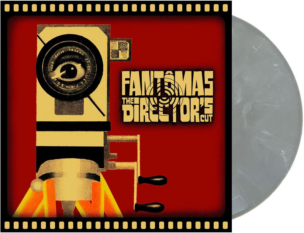 the album cover for Fantomas - The Director’s Cut [Ipecac 25th Anniversary Indie Exclusive Silver Streak LP]