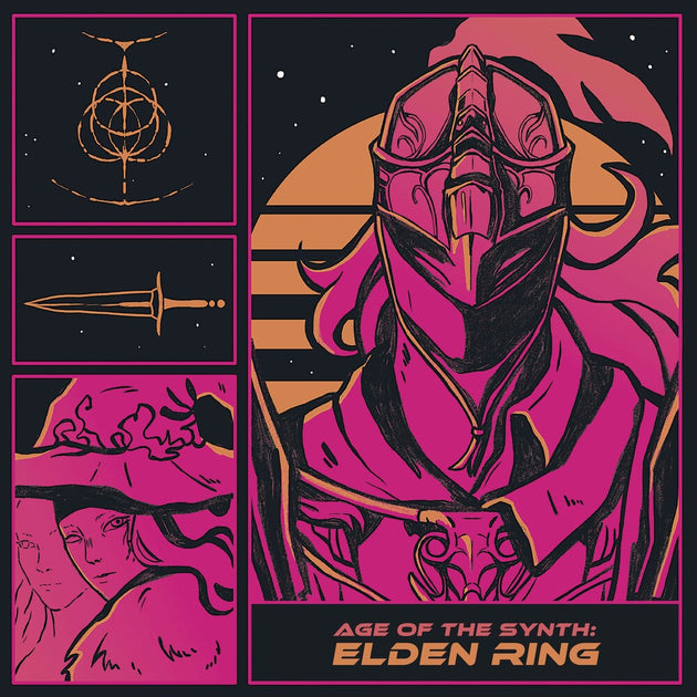 the album cover for Cthulhuseeker (Colv) (Ogv) (Purp) - Age Of The Synth: Elden Ring - O.S.T. [Colored Vinyl] [180 Gram]