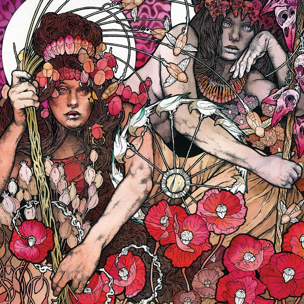 the album cover for Baroness - Red Album (Blk) [Clear Vinyl] (Red)