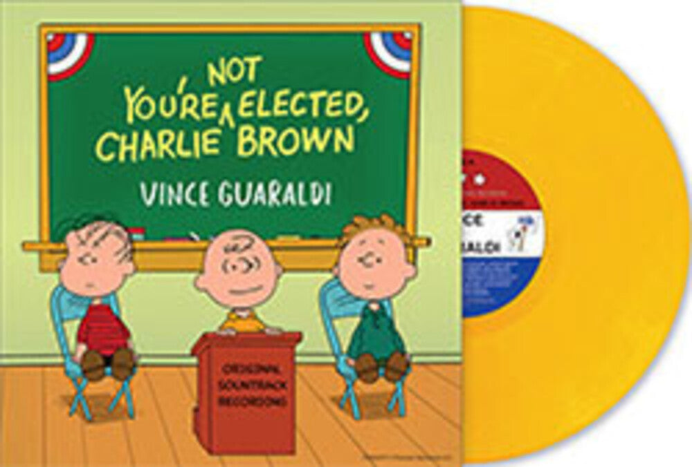 the album cover for Vince Guaraldi - You're Not Elected, Charlie Brown [Colored Vinyl] (Ylw)