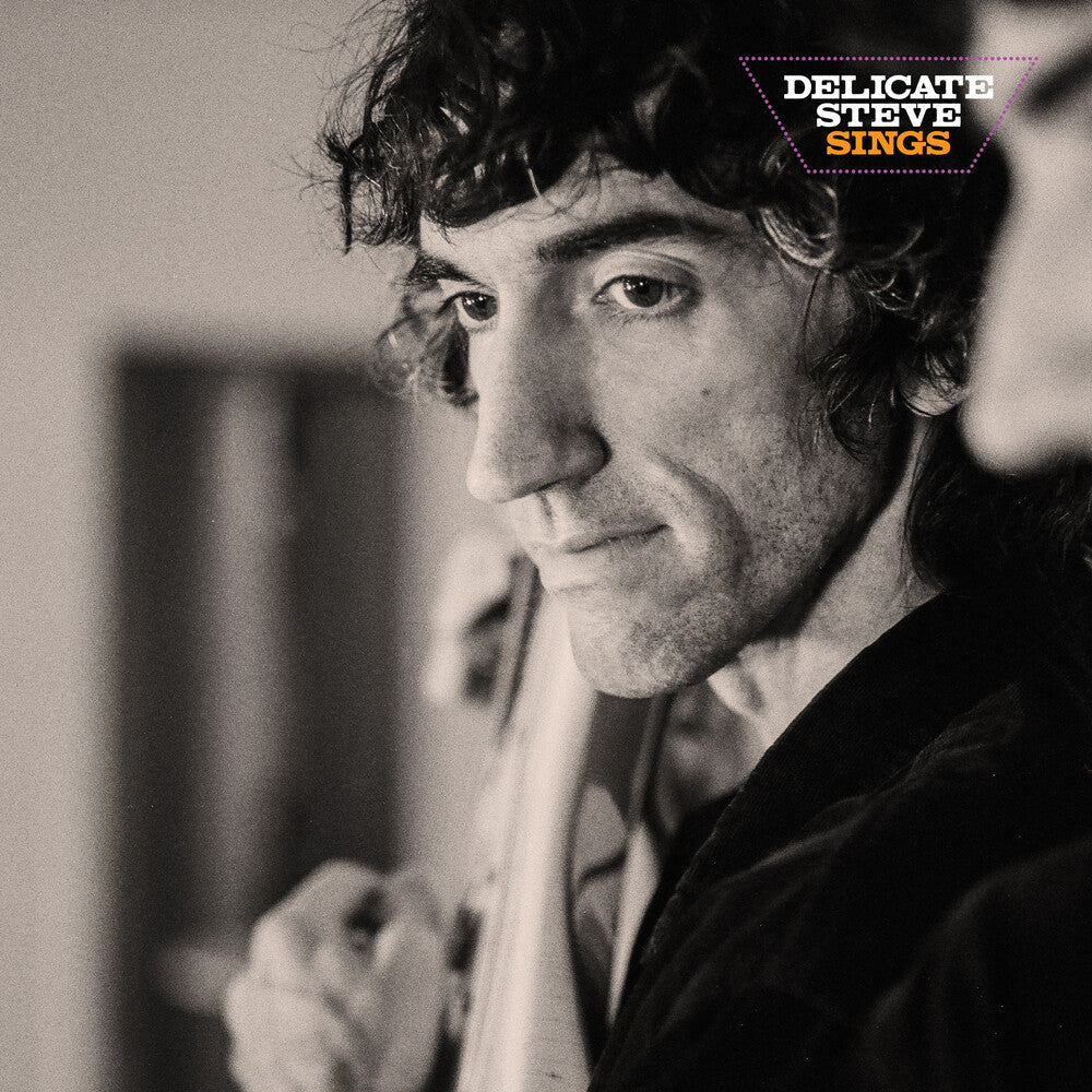 the album cover for Delicate Steve - Delicate Steve Sings (Blk)