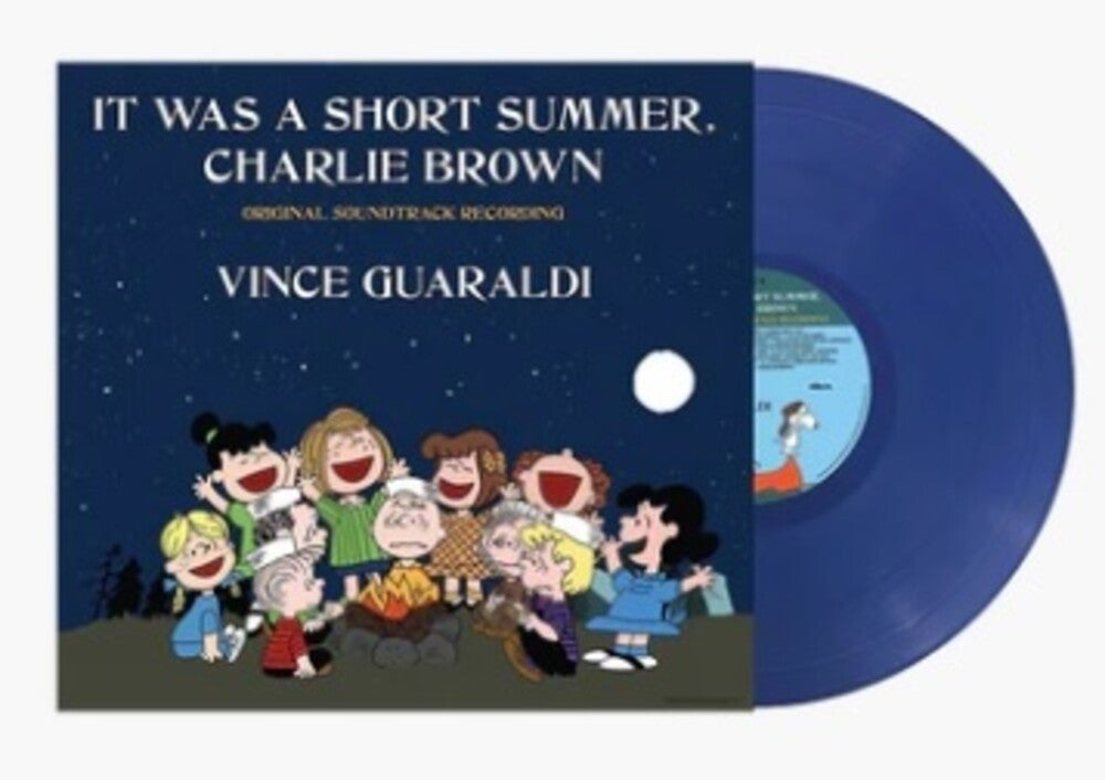 the album cover for Vince Guaraldi - It Was A Short Summer, Charlie Brown [RSD Essential 1LPxSummer Night Blue]