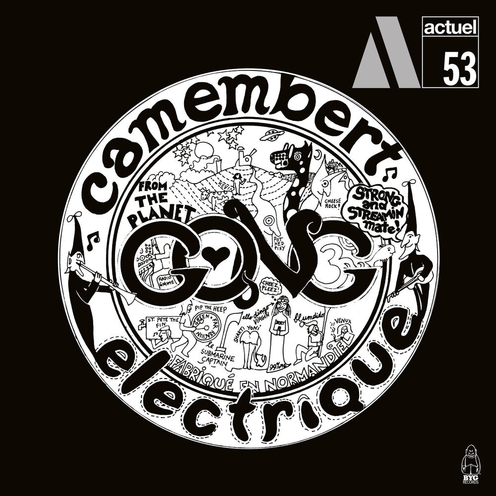 the album cover for Gong - Camembert Electrique [Colored Vinyl] (Uk)