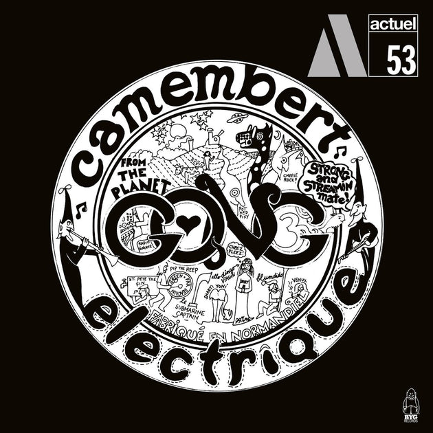 the album cover for Gong - Camembert Electrique [Colored Vinyl] (Uk)