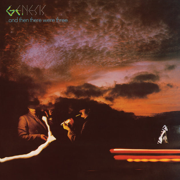 the album cover for Genesis - & Then There Were Three (Blue) [Colored Vinyl] (Bme)