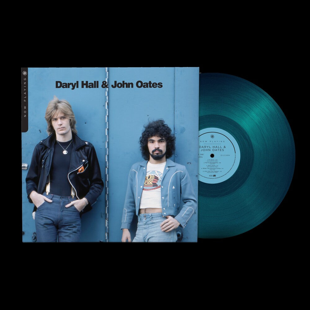 the album cover for Hall & Oates - Now Playing (Blue) [Colored Vinyl] (Bme)