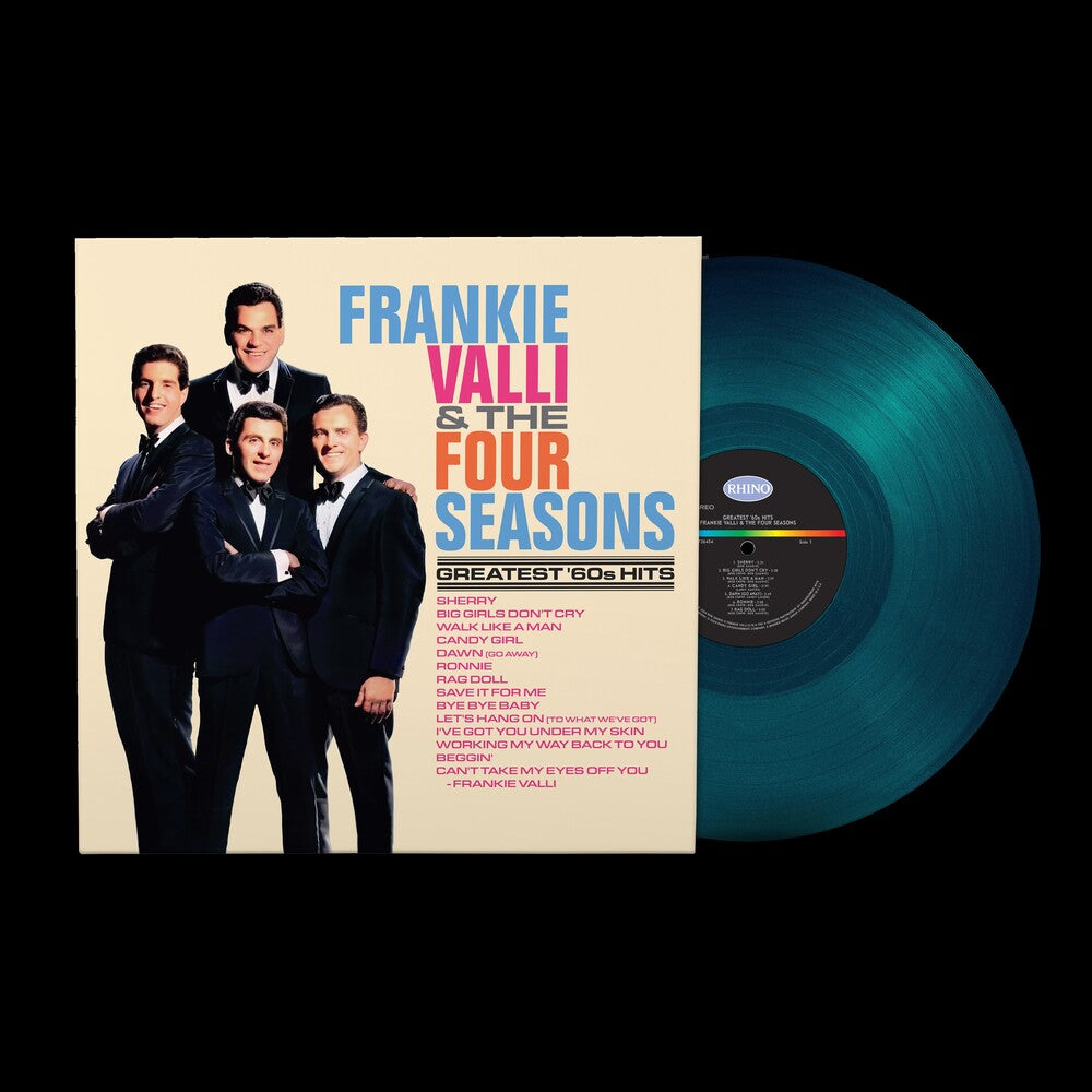 the album cover for Frankie Valli  & The Four Seasons - Greatest '60s Hits (Blue) [Colored Vinyl] (Ofgv) (Bme)