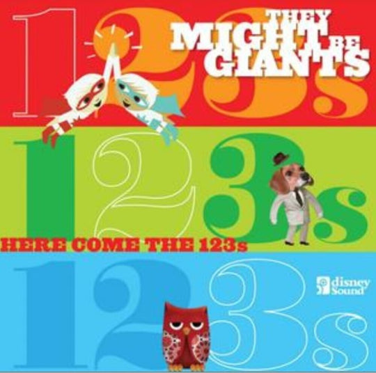 the album cover for They Might Be Giants (For Kids) - Here Come The 123s