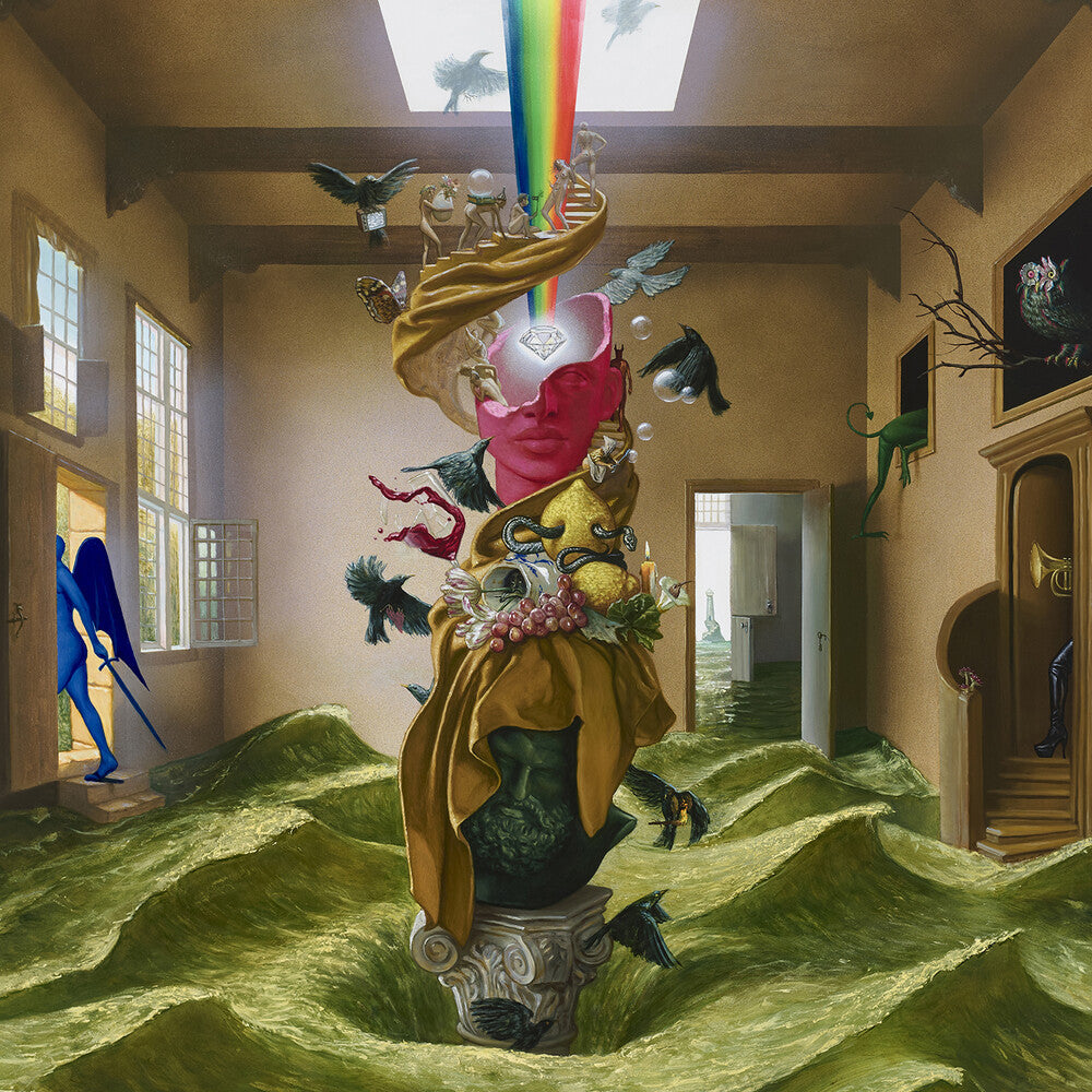 the album cover for Foster The People - Paradise State Of Mind [Indie Exclusive Translucent Pink Vinyl]