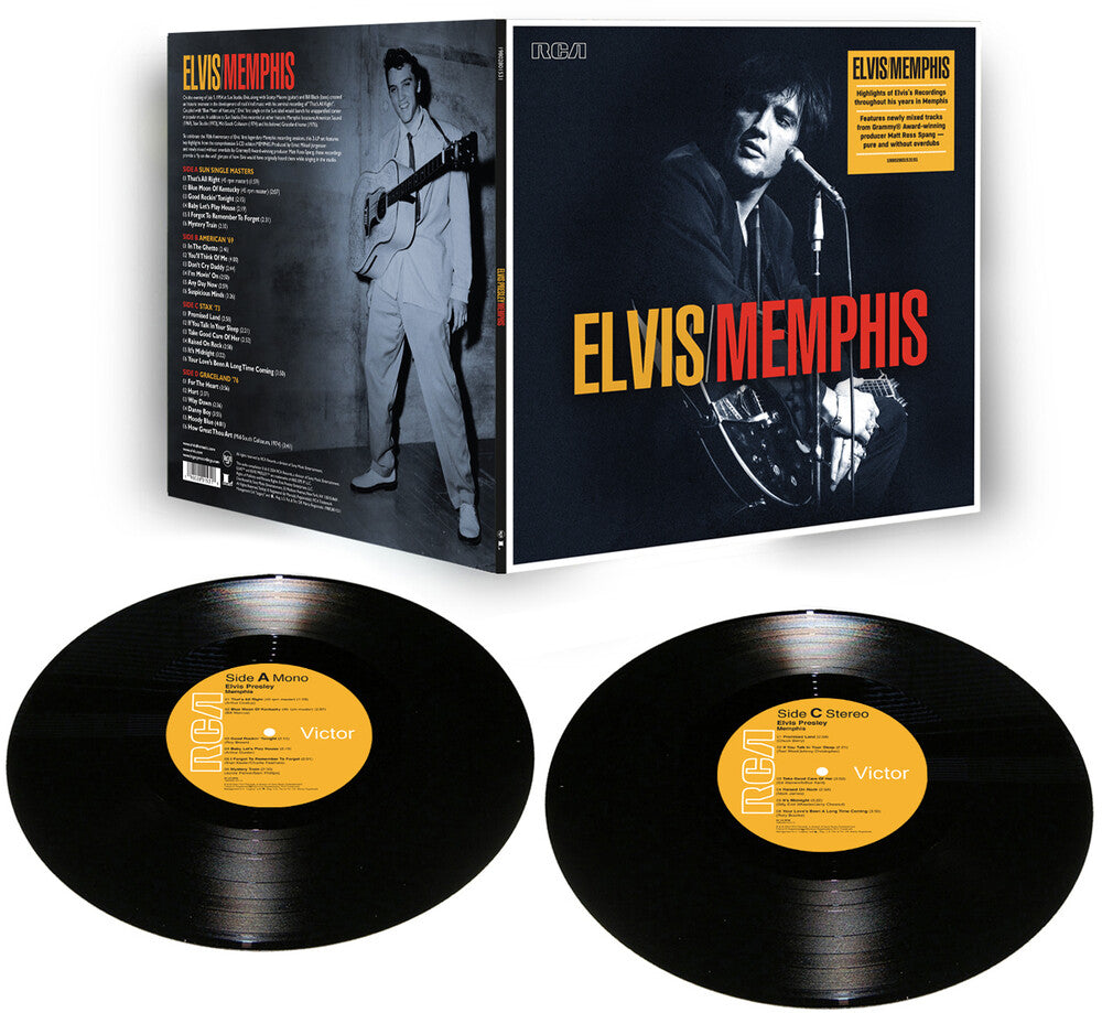 the album cover for Elvis Presley - Memphis (Rmx)