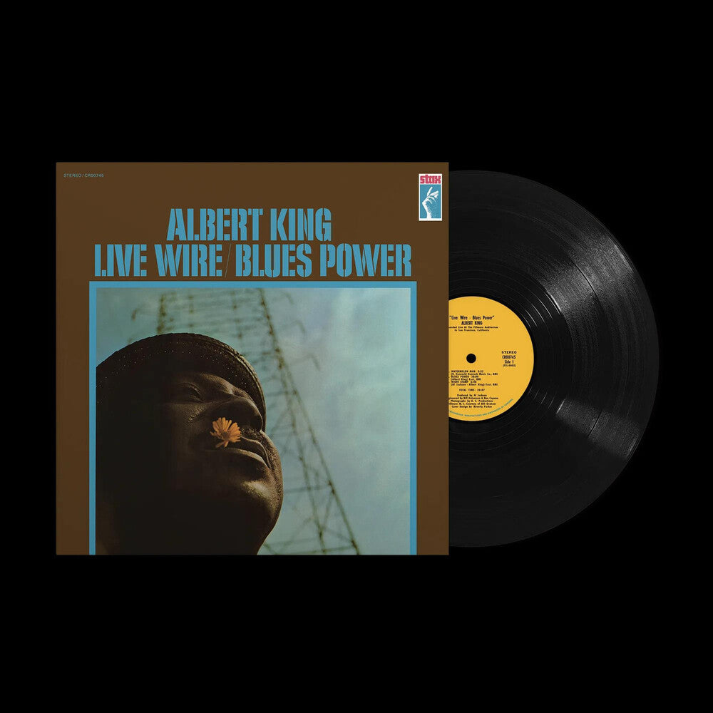 the album cover for Albert King - Live Wire / Blues Power (Bluesville Acoustic Sounds Series)  [LP]