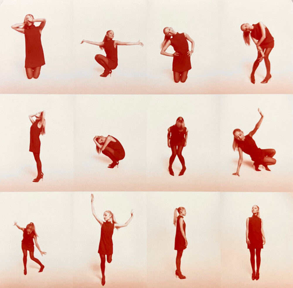 the album cover for Ariana Grande - Eternal Sunshine [Colored Vinyl] [Limited Edition] (Red) (Altc) (Can)