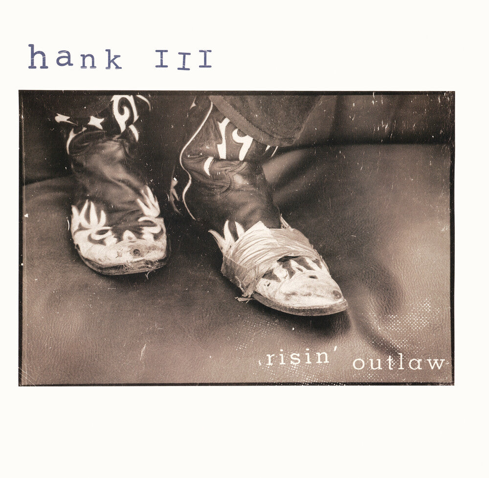 the album cover for Williams Hank Iii - Risin' Outlaw (25th Anniversary Edition) [Colored Vinyl]