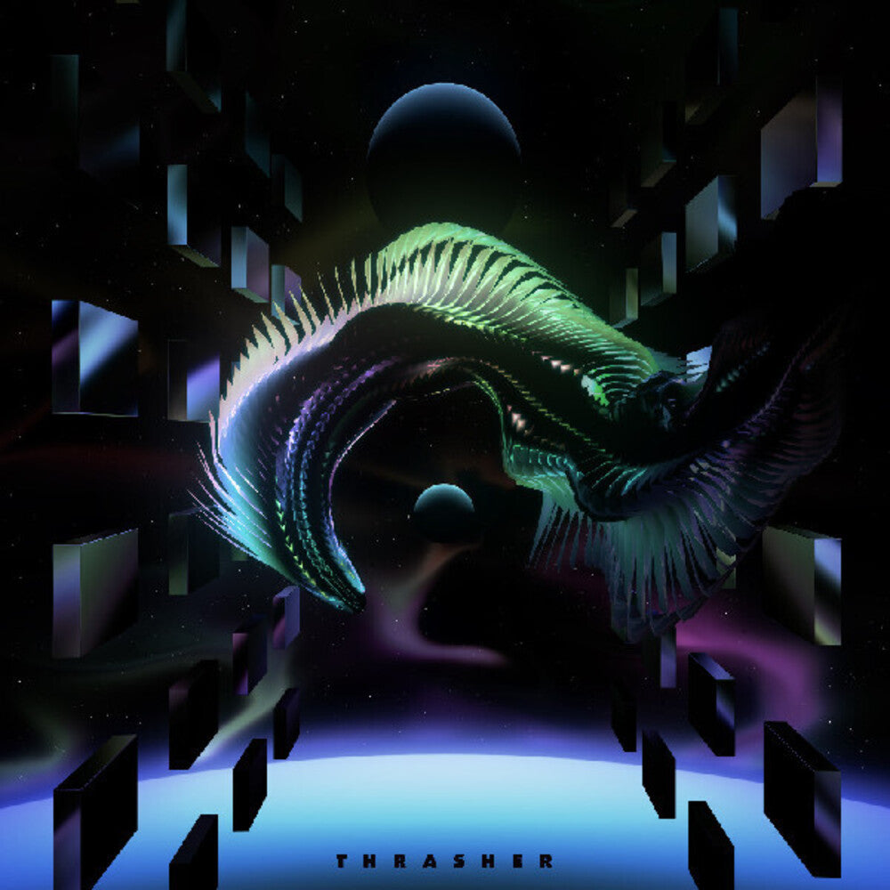 the album cover for Brian Gibson - Thrasher - O.S.T. [Clear Vinyl] [Indie Exclusive] [Download Included]