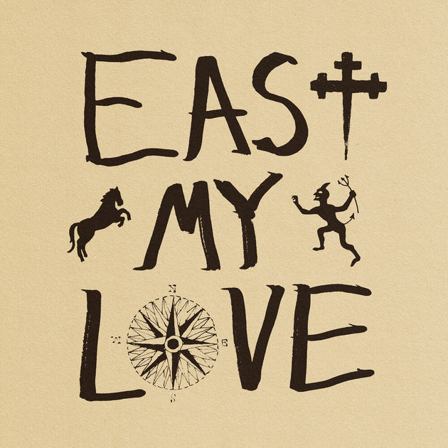 the album cover for Current Joys - East My Love