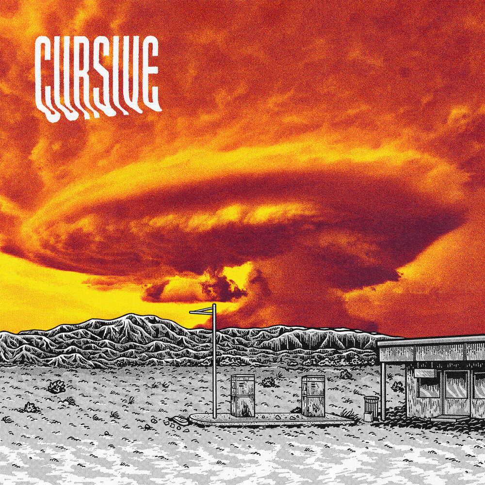 the album cover for Cursive - Devourer [Red &amp; Black 2 LP]
