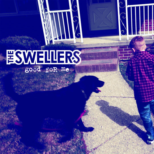 the album cover for Swellers - Good For Me [Indie Exclusive] (Blue) [Colored Vinyl] (Red) [Indie Exclusive] (Spla)