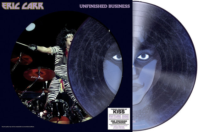 the album cover for Eric Carr - Unfinished Business (Pict) (Post) [Remastered] [Reissue]
