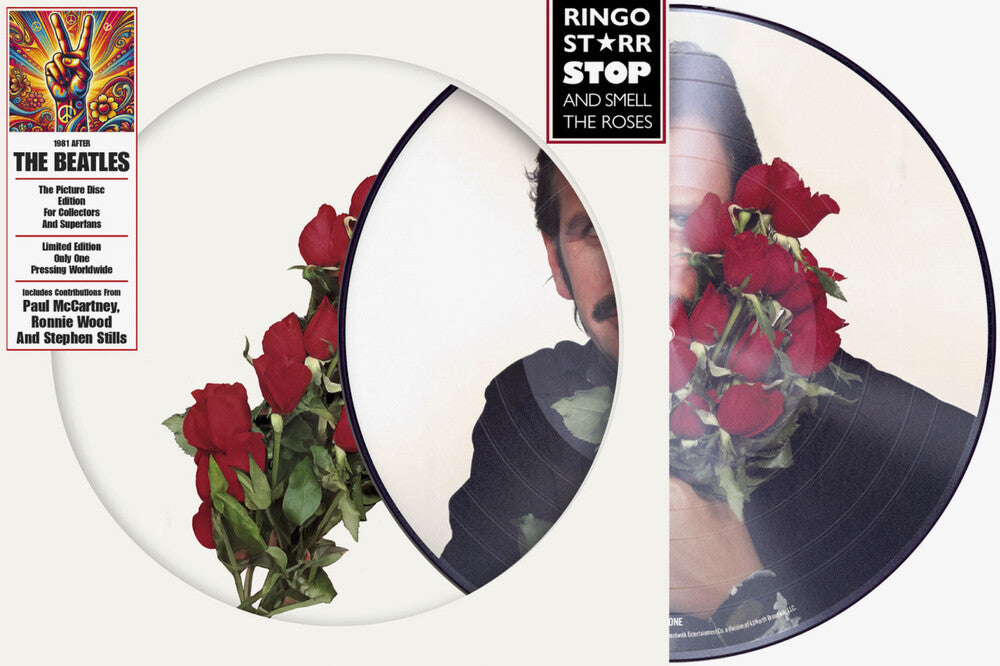the album cover for Ringo Starr - Stop & Smell The Roses [Limited Edition] (Pict) [Remastered] [Reissue]
