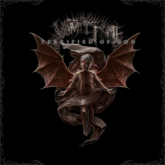 the album cover for Vomit Forth - Terrified Of God [LP indie exclusive Translucent sea blue]