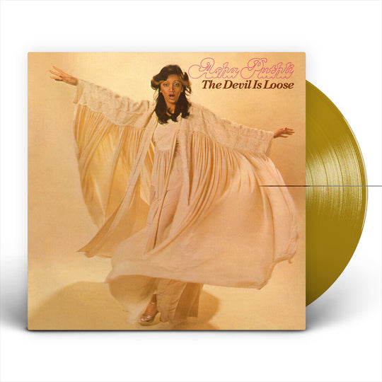 the album cover for Asha Puthli - Devil Is Loose [Indie Exclusive] Gold [Colored Vinyl] (Gol) [Indie Exclusive]