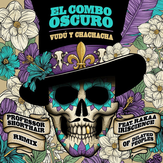 the album cover for El Combo Oscuro - Vudu Y Chachacha B/W Vudu Y Chachacha (Remix)