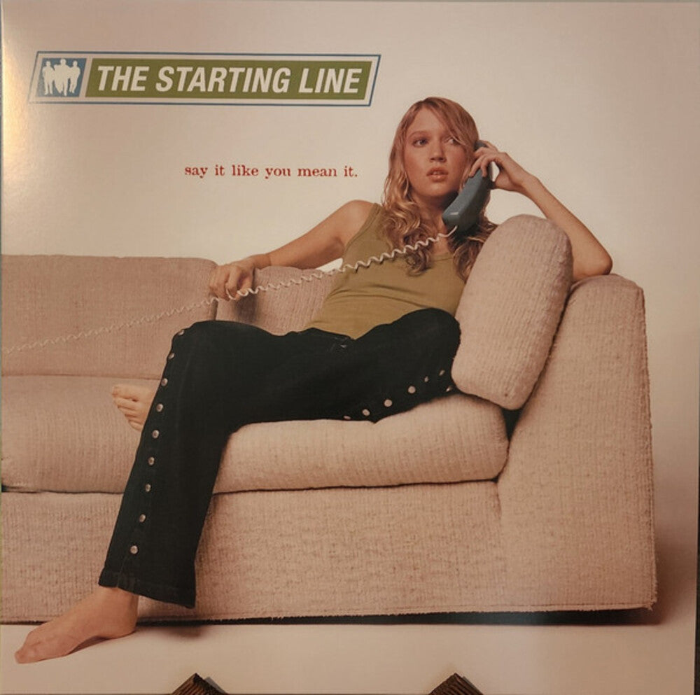 the album cover for Starting Line - Say It Like You Mean It