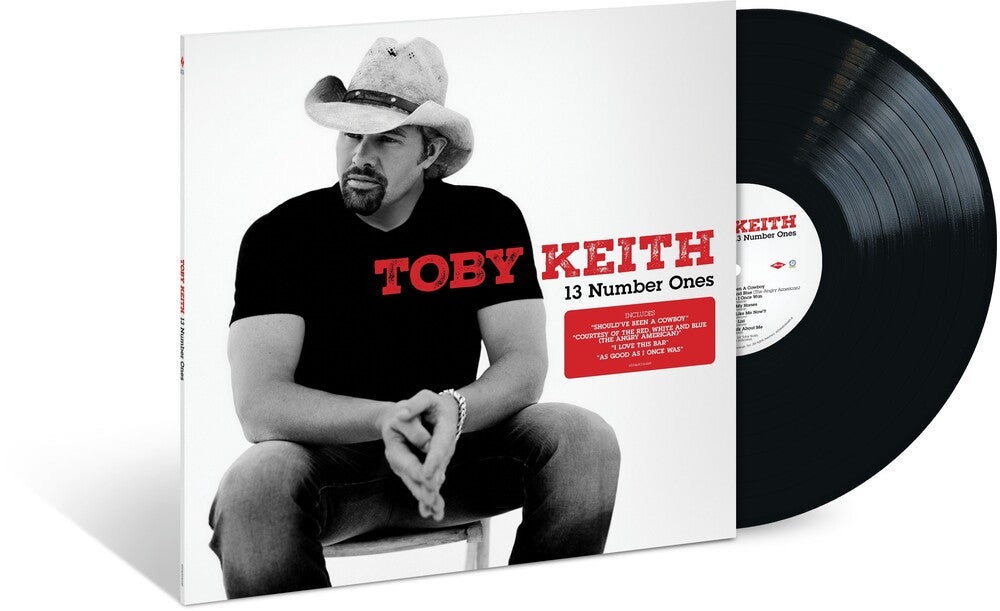 the album cover for Toby Keith - 13 Number Ones