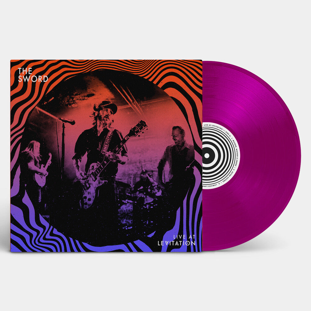 the album cover for The Sword -  Live at Levitation [LP Neon violet]