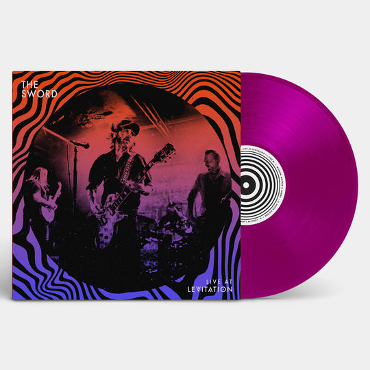 the album cover for The Sword -  Live at Levitation [LP Neon violet]