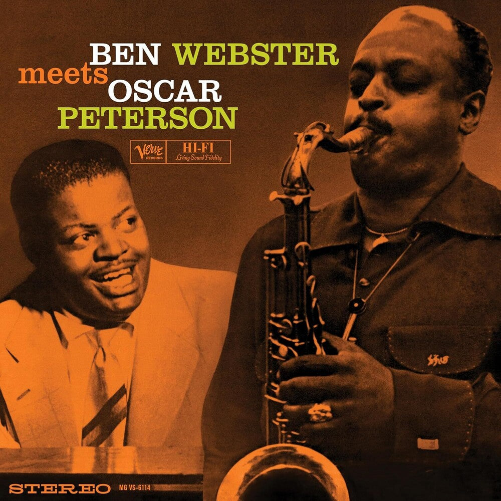the album cover for Ben Webster - Ben Webster Meets Oscar Peterson (Verve Acoustic)