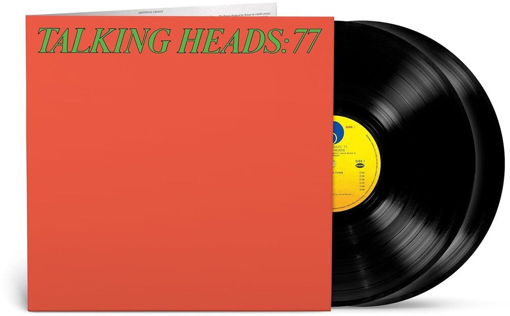 the album cover for Talking Heads - Talking Heads: 77
