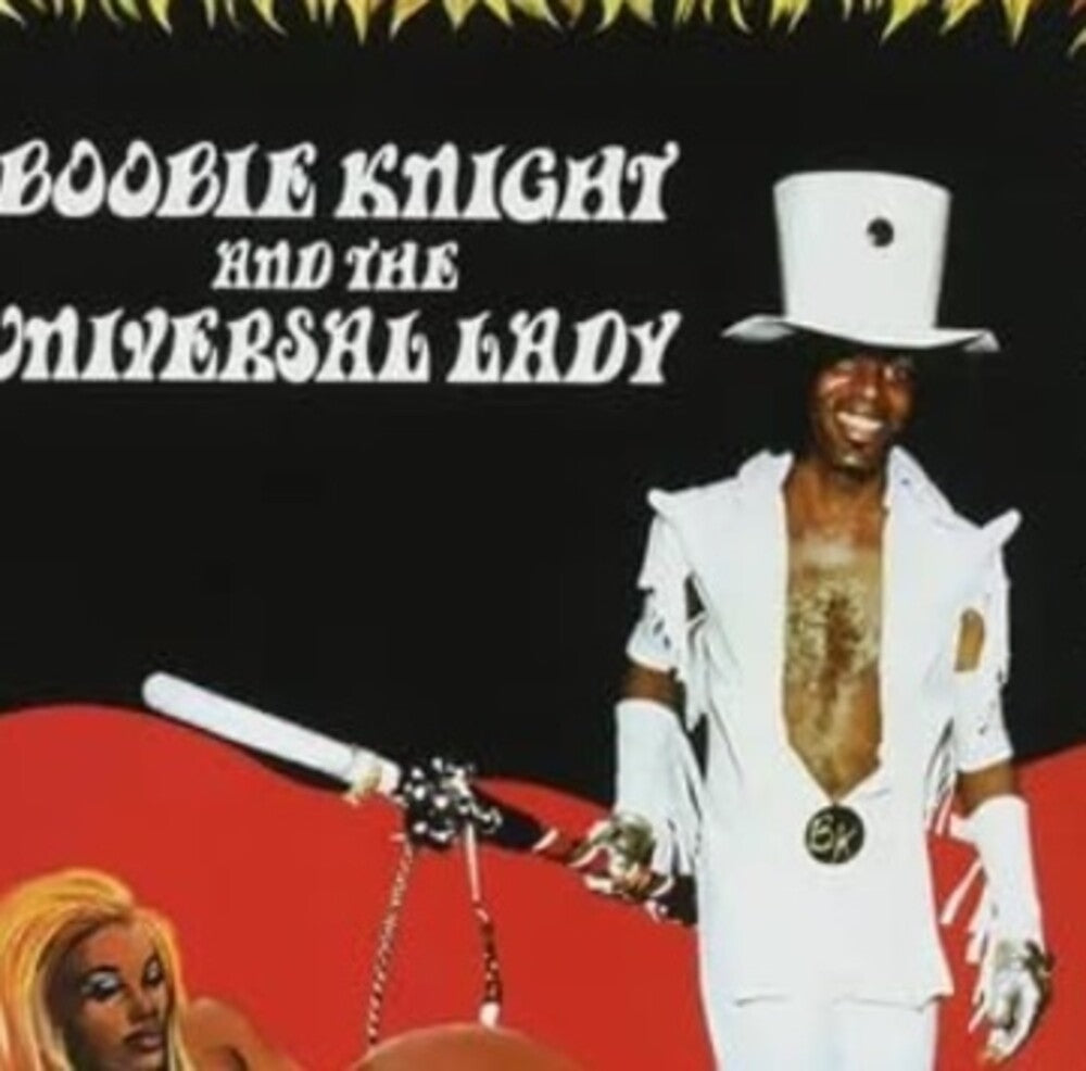 the album cover for Boobie Knight &amp; The Universal Lady - Earth Creature [ThinkIndie Exclusive Red-Hot Red Vinyl]