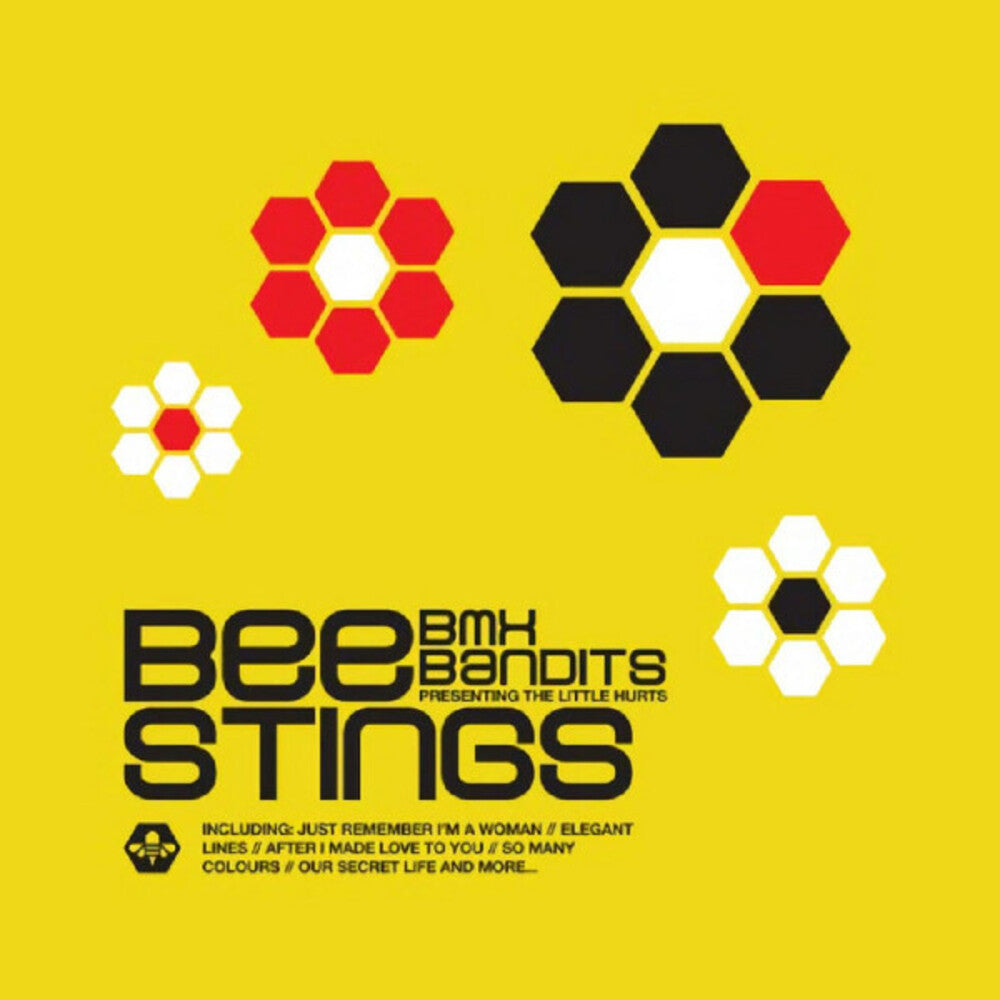 the album cover for Bmx Bandits - Bee Stings [Colored Vinyl] (Wht) [Indie Exclusive]
