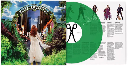 the album cover for Scissor Sisters - Scissor Sisters [Colored Vinyl] (Grn)