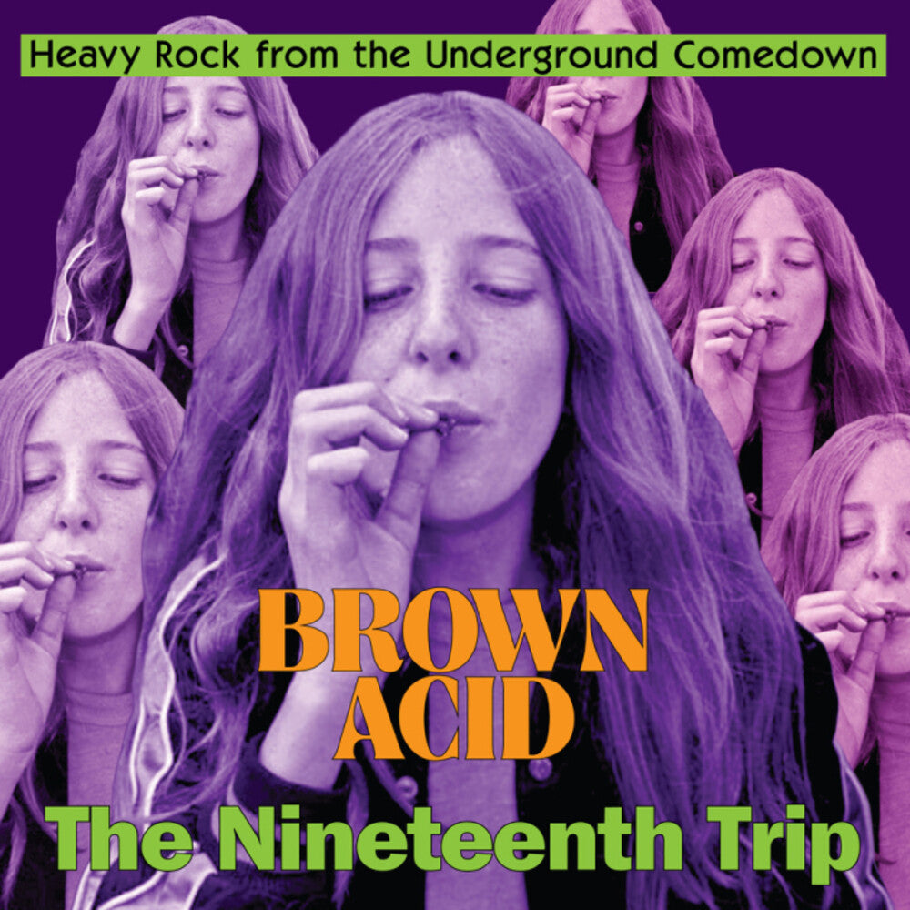 the album cover for Brown Acid - The Nineteenth Trip / Various - Brown Acid - The Nineteenth Trip / Various