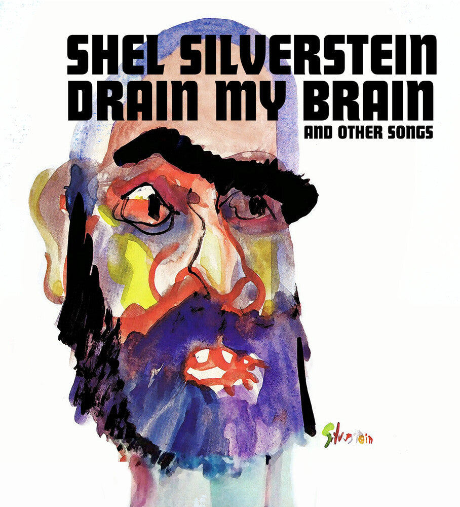 the album cover for Silverstein, Shel - Drain My Brain - Purple Colored Vinyl