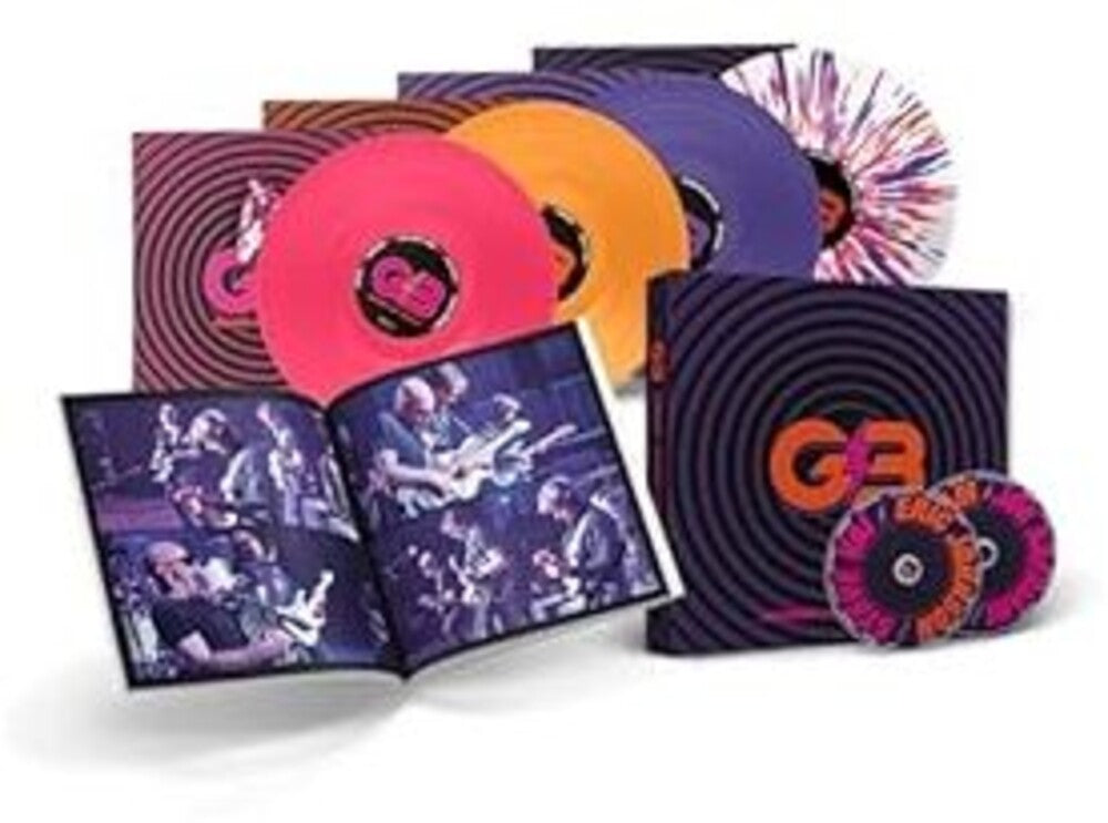 the album cover for Unknown Artist - G3: 25th Anniversary Reunion Tour [4 LP &amp; 2 Compact disc]