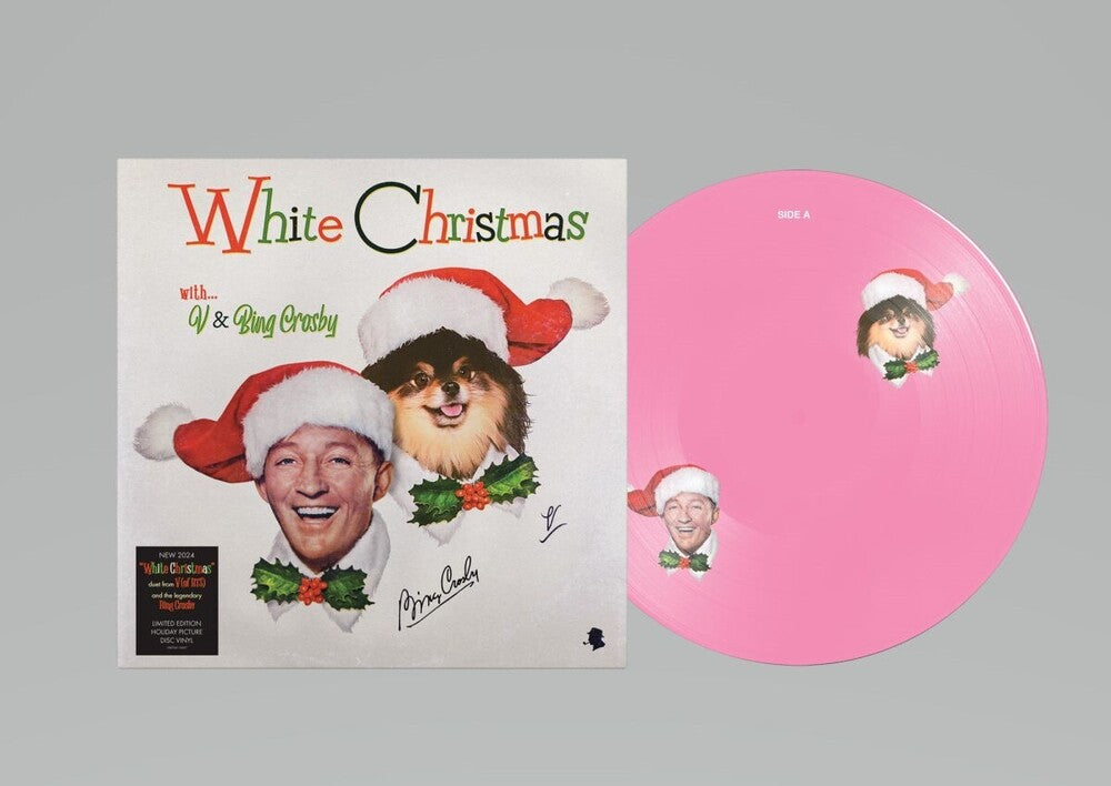 the album cover for Bing Crosby  / V. - White Christmas [Colored Vinyl] [Limited Edition] (Pict) (Pnk) (Rmxs)