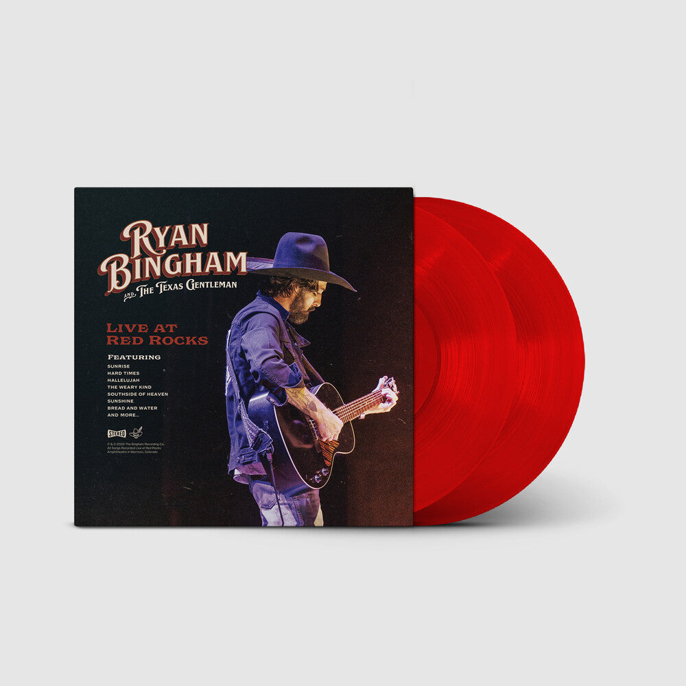 the album cover for Ryan Bingham - Live at Red Rocks [2 LP Indie exclusive red]