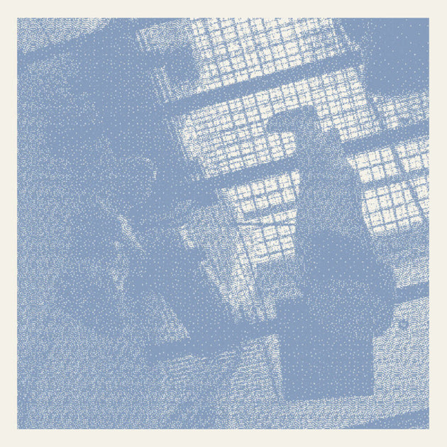 the album cover for Bdrmm - Microtonic [Indie Exclusive Blue and White Marble Effect LP]]