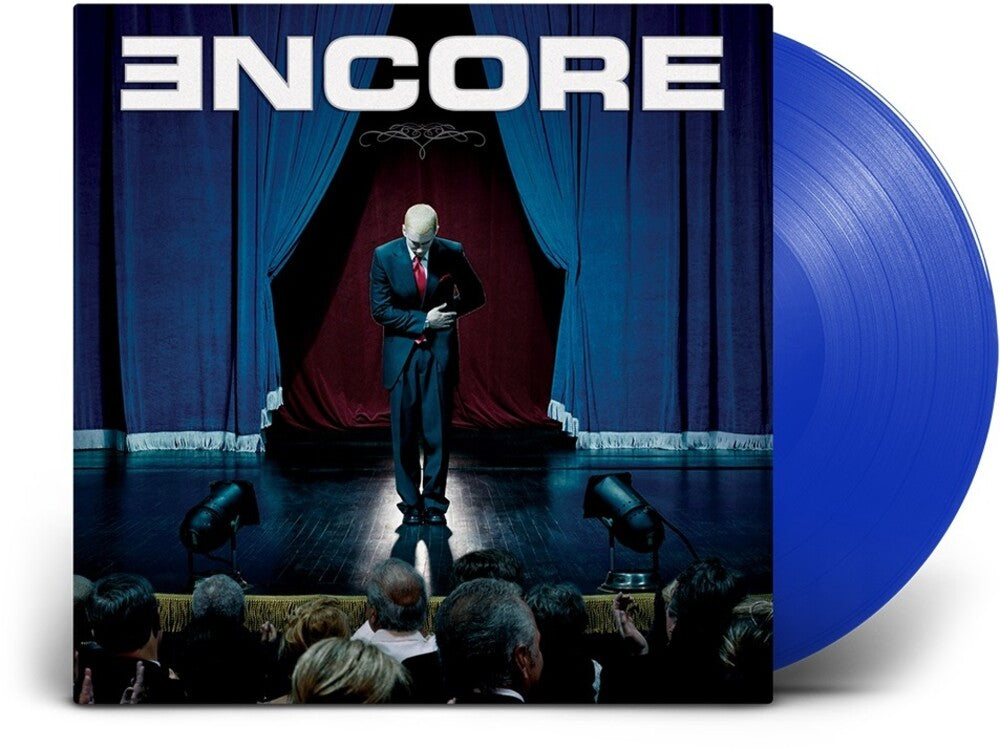 the album cover for Eminem - Encore (20th Anniversary) [Royal Blue 2 LP]
