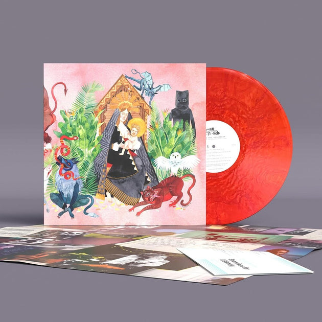 the album cover for Father John Misty - I Love You, Honeybear (Single Lp Remaster) [Colored Vinyl]