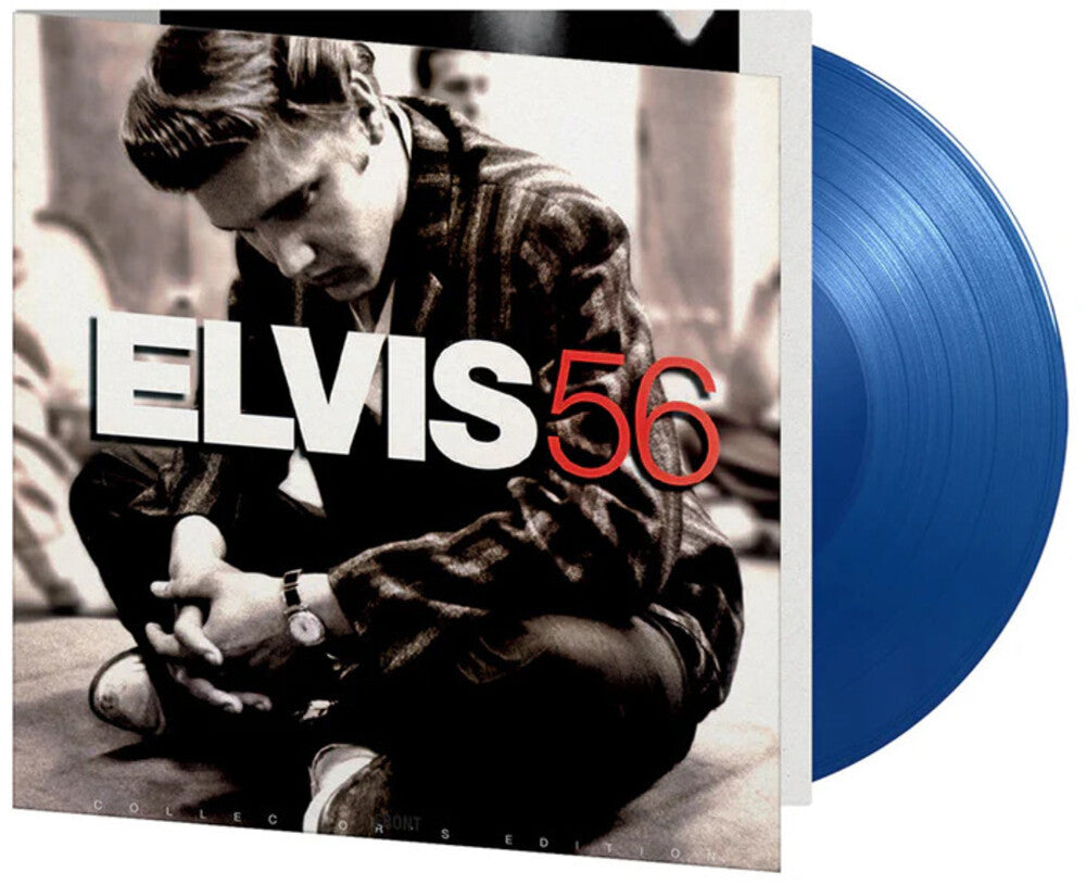 the album cover for Elvis Presley - Elvis 56: Collector's Edition (Blue) [Colored Vinyl] [Limited Edition]