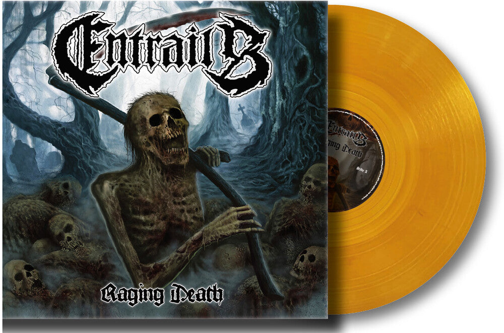 the album cover for Entrails - Raging Death (Gate) (Ger)