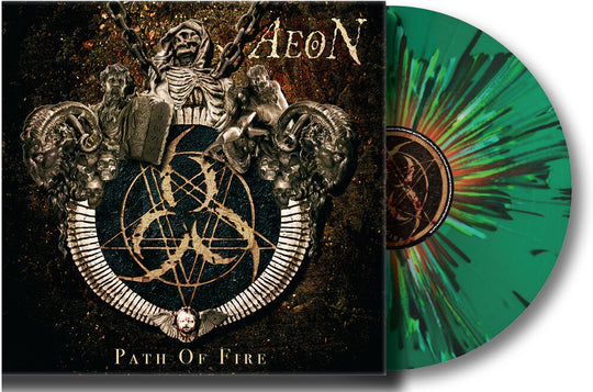 the album cover for Aeon - Path Of Fire - Limited Edition [Colored Vinyl] (Grn) [Indie Exclusive]
