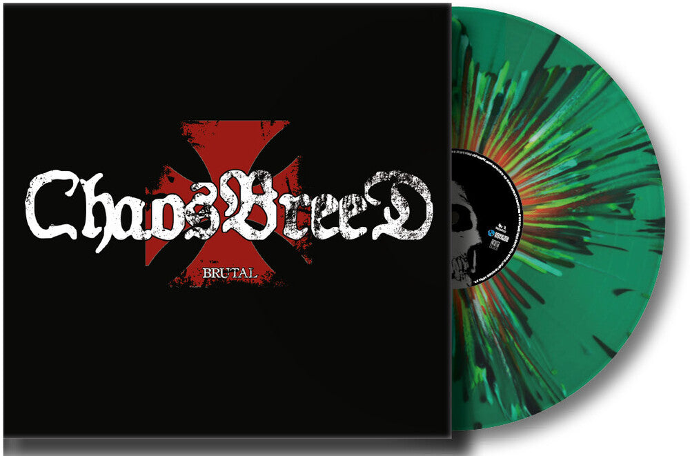 the album cover for Chaosbreed - Brutal - Limited Edition [Colored Vinyl] (Grn) [Indie Exclusive] (Ger)